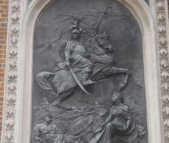 Sobieski Bataille Vienne statue Turcs