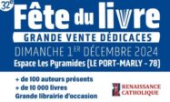 Reinformation.tv vous donne rendez-vous à la Fête du Livre de Renaissance catholique, le 1er décembre !