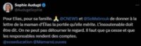 Lettre de la mère d’Elias, enfant sauvagement tué à la machette