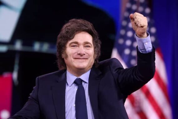 Milei Macron médias socialistes