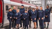 jupes personnel masculin Eurostar