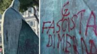 statue Jean-Paul II vandalisée