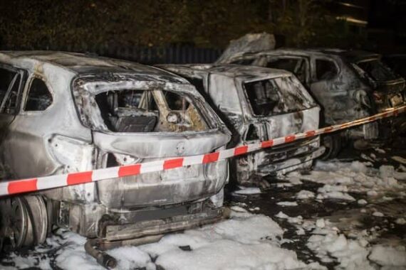 voiture député AfD antifas
