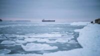 pétrole russe bloqué glace