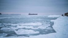 pétrole russe bloqué glace