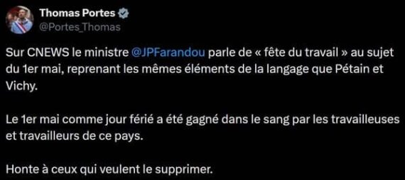 CNews Farandou fête travail