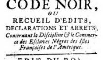 Parlement attaque Code noir