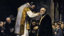 Vatican communier genoux langue