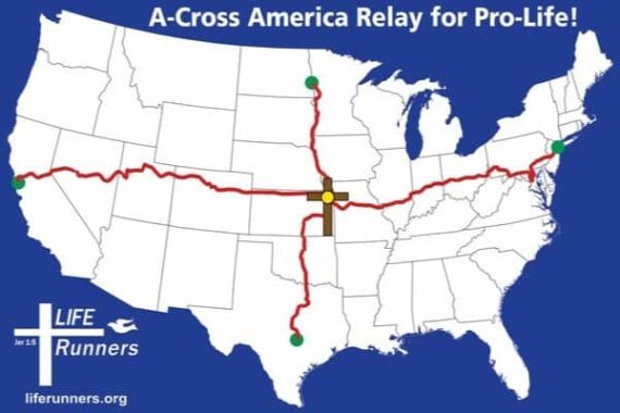 Etats-Unis relais pro-vie géant