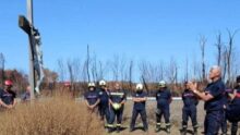 pompiers polynésiens calvaire Saumos