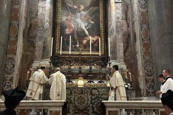 messe traditionnelle Saint-Pierre Rome