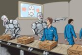 Trente robots manifestent en Pologne contre l’IA et le remplacement de l’homme par la machine