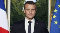 maire retire portrait Macron